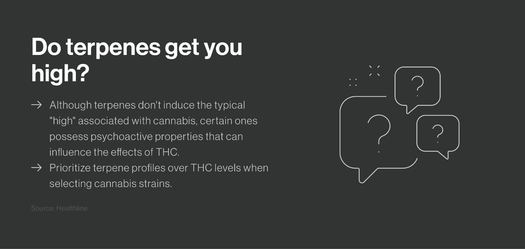 Do terpenes get you high?