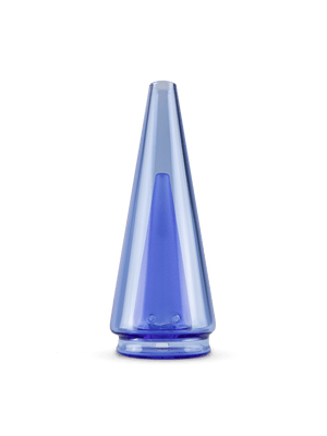 color:royal blue | Front shot of blue Puffco Peak Pro dab rig glass