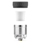 Front shot of deconstructed Puffco Peak atomizer replacement piece 3-pack with three stacked components