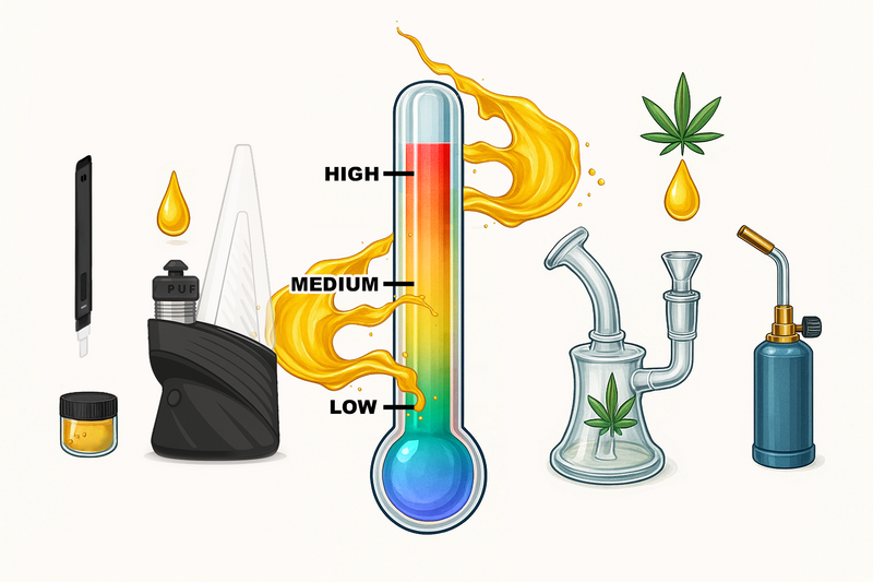 Breakdown of Temperatures & Dabbing