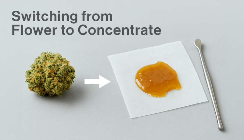 Switching from Flower to Concentrate: A Guide