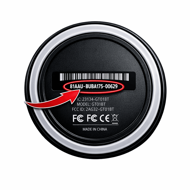 Base Serial Number serial number location