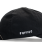 Close up of Puffco logo on the side of hash hat