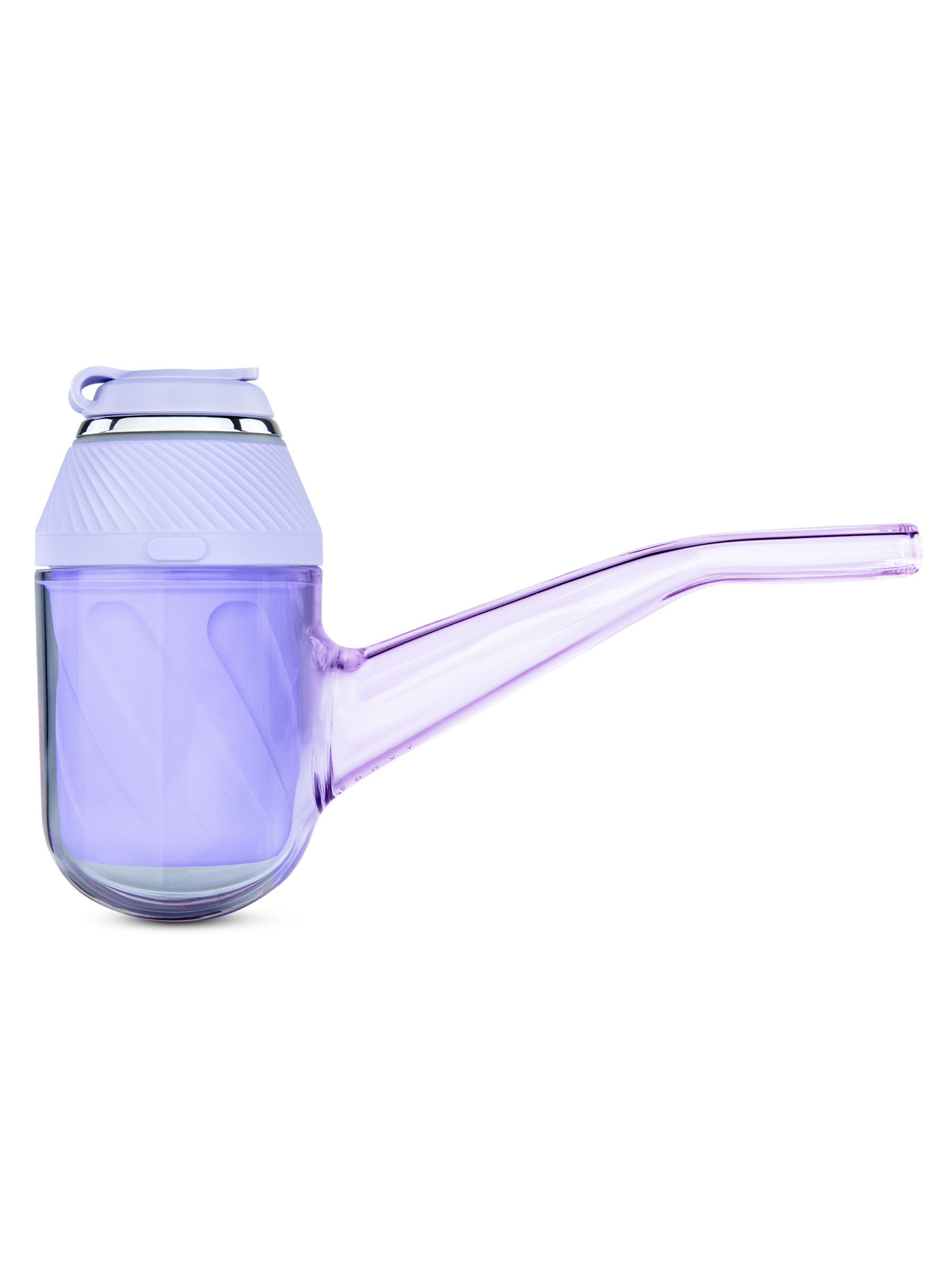 Side shot of purple Puffco Proxy kit with purple chamber