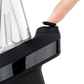 Finger pushing the joystick on the Peak electric dab rig

