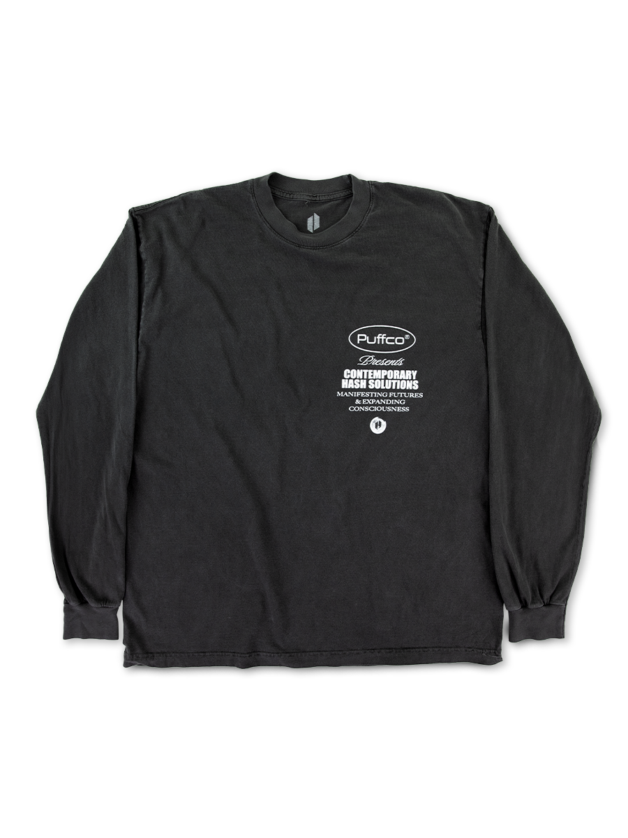 Front of Puffco hash shirt 
