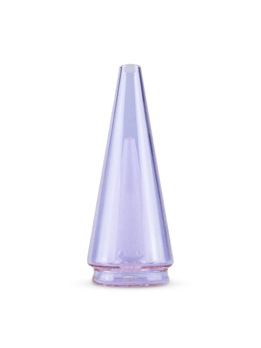 color:ultraviolet | Front shot of purple Puffco Peak Pro dab rig glass